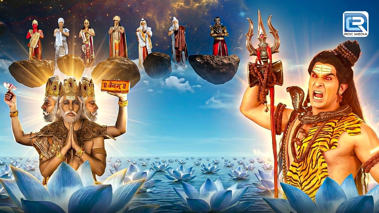 पूरा देवलोक हुआ प्रकट जब महादेव ने चलाया ब्रम्हा देव पर त्रिशूल | Vignaharta Ganesh | Episode 476