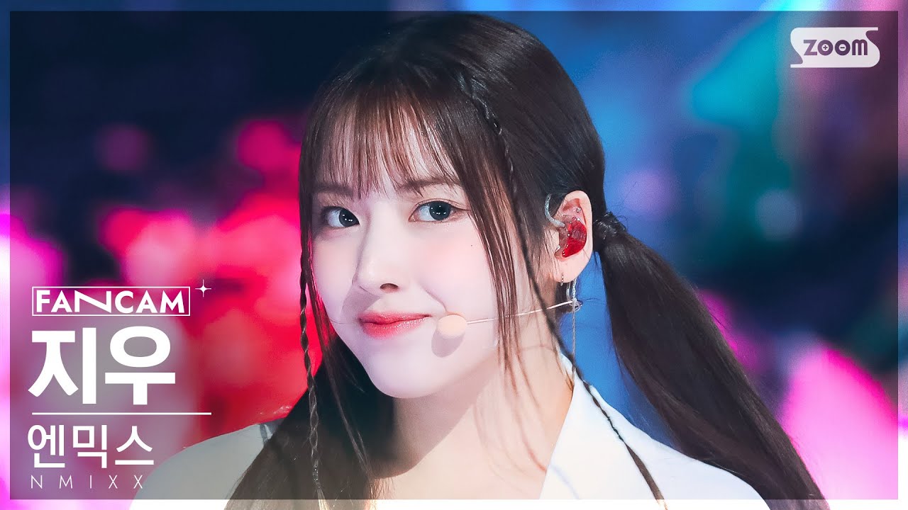 [안방1열 직캠4K] 엔믹스 지우 'Party O’Clock' (NMIXX JIWOO FanCam) @SBS Inkigayo 230730