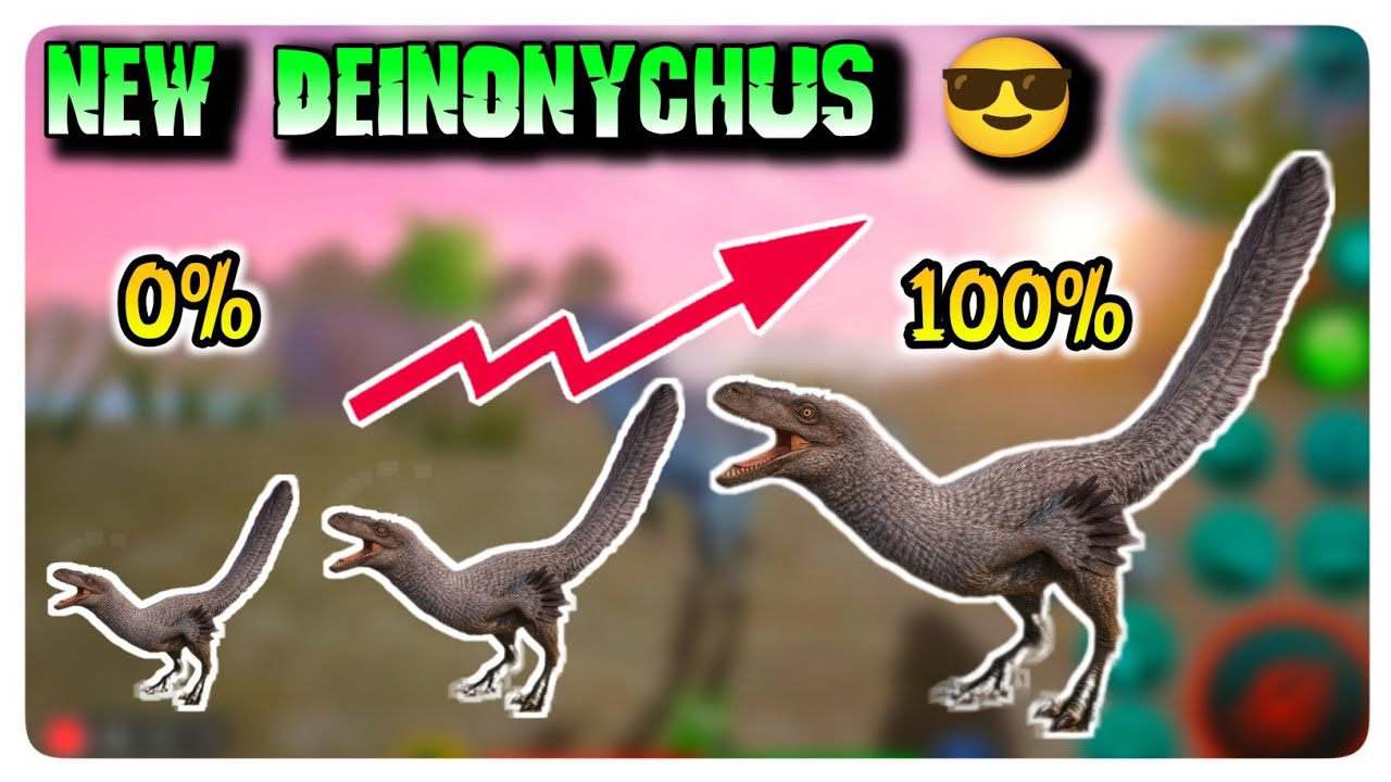🔥 DEINONYCHUS: Llevando a Bartolito del 0% al 100% de crecimiento 👀😏 || The Cursed Isle 🦖🦕