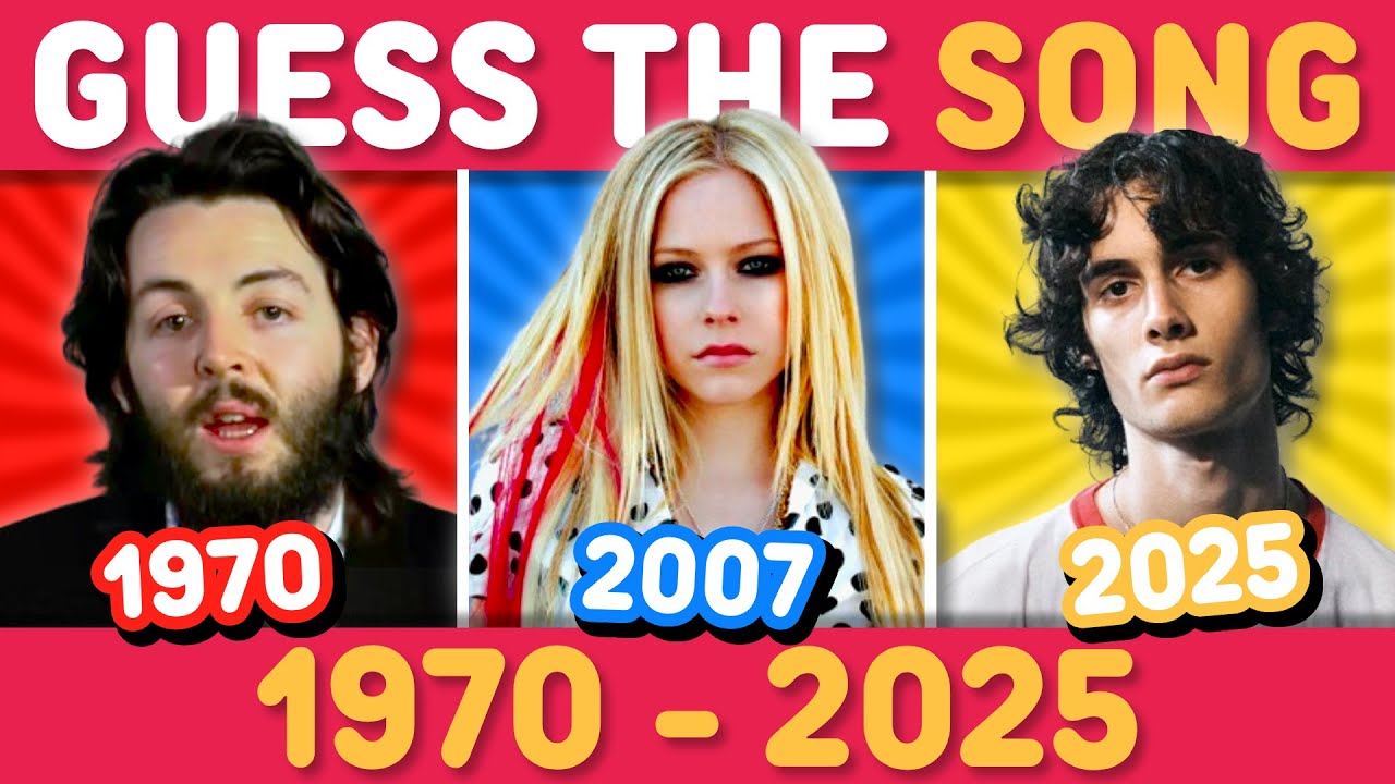 GUESS THE SONG FROM 1970 - 2025 🎤 📅 One Song per Year | Music Quiz