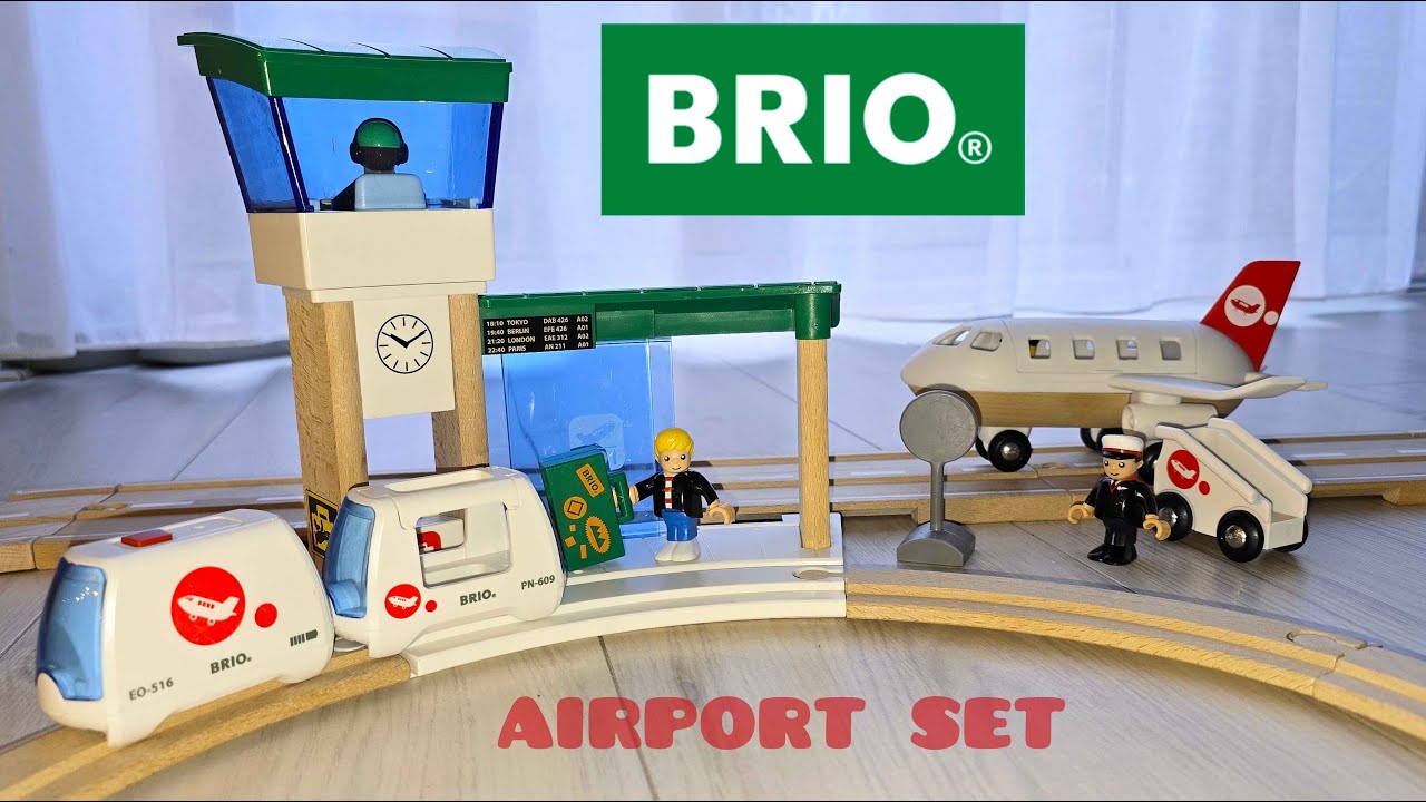 Brio Trains  Playing with Monorail Airport Set