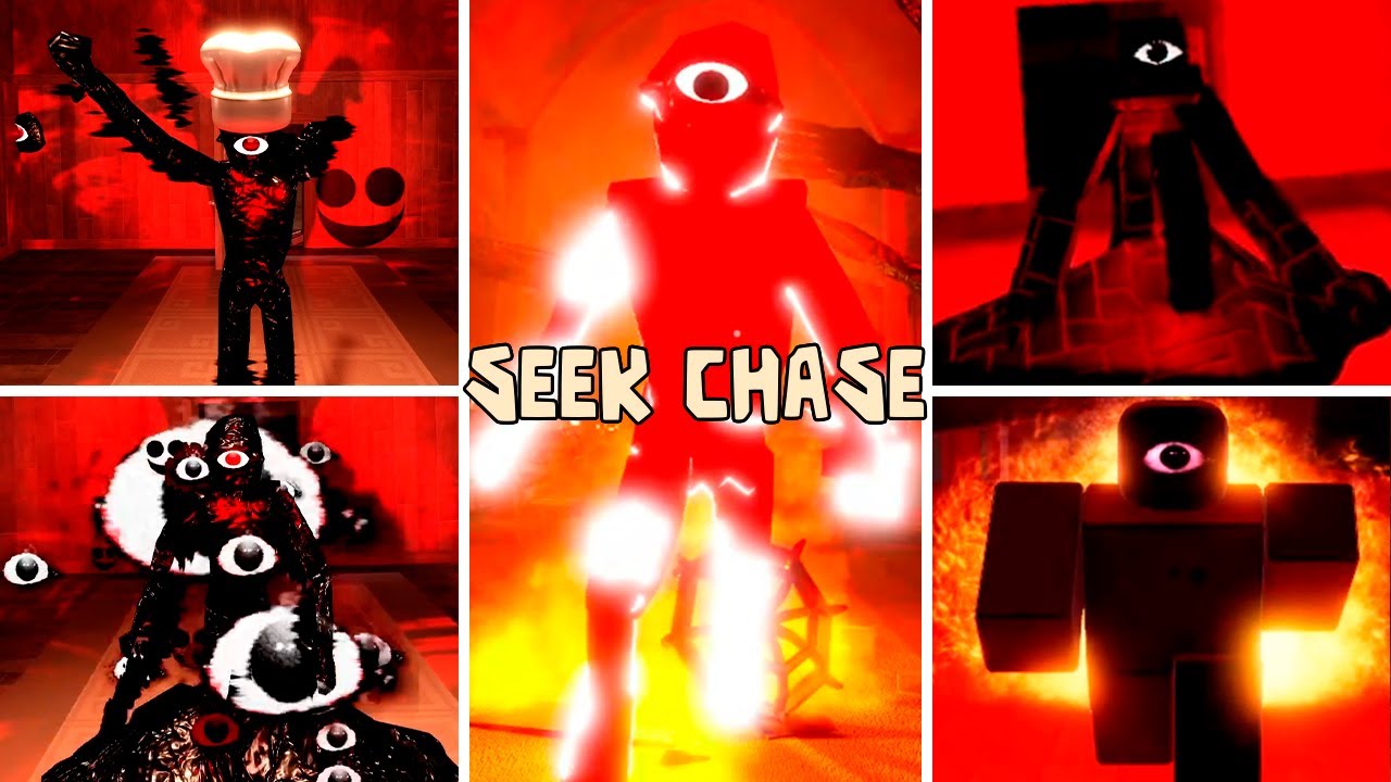 DOORS Seek Chase VS 38 Different Seek Chases | Roblox