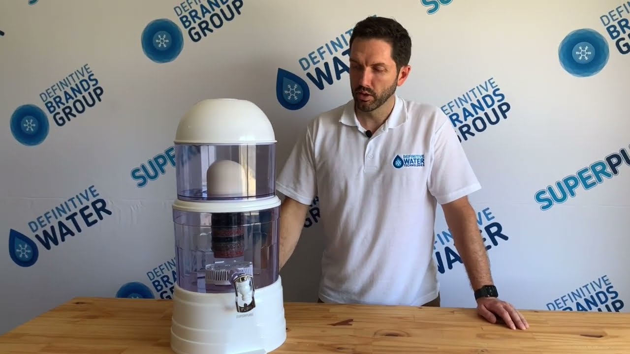 SuperPure 14L Mineral Pot Filter - Installation Tutorial   HD 1080p