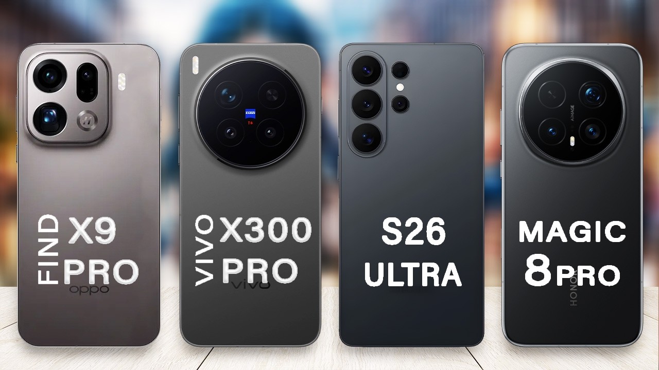 Samsung S26 Ultra Vs Honor Magic 8 Pro Vs Oppo Find X9 Pro Vs vivo X300 Pro | Which do you prefer?