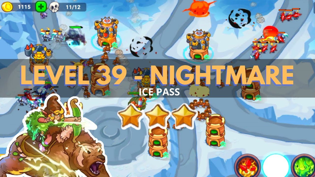 King of Defense 2: Level 39 NIGHTMARE / ICE PASS / GAMEPLAY GUIDE