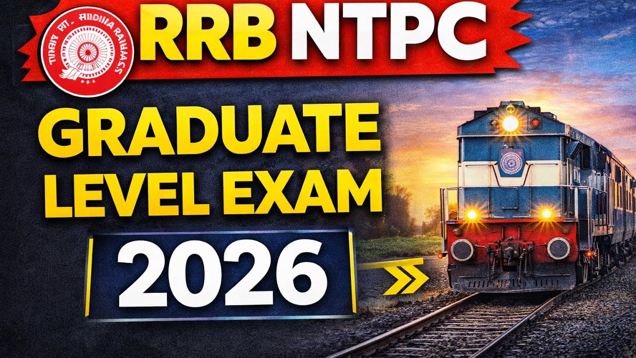 RRB NTPC Graduate Level Exam 2026 | 50+ Important MCQ | Full Syllabus Practice | Railway Exam 2026