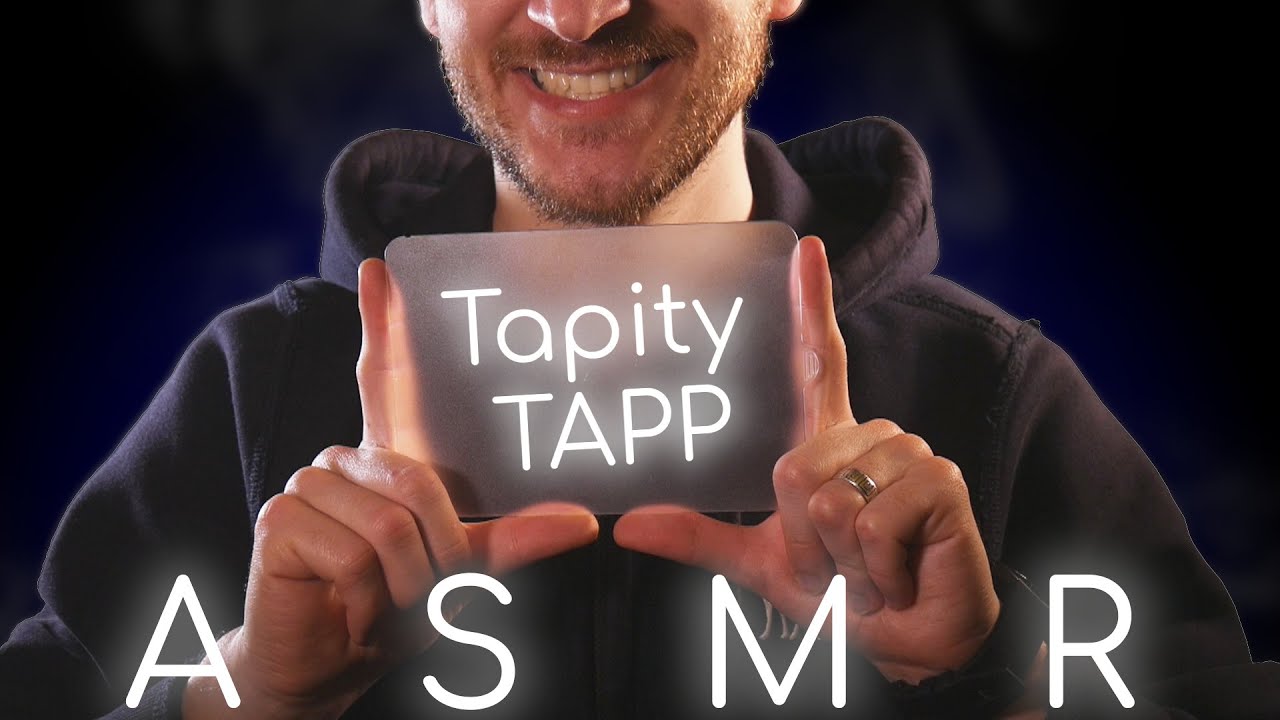 ASMR Pleasing soft TAPPING to Relax Your Brain - bit of whispering -