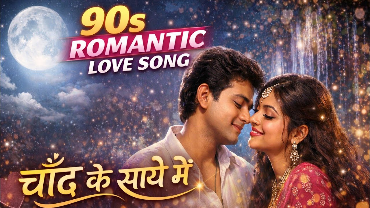 90’s Bollywood Love Song 💕 Chaand Ke Saaye Mein | Close Your Eyes & Fall in Love 💘|