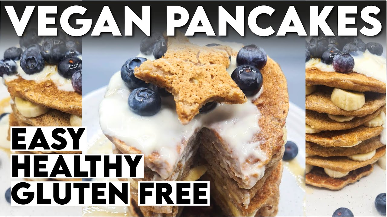 Easy Vegan Pancakes | Healthy & Gluten Free Recipe