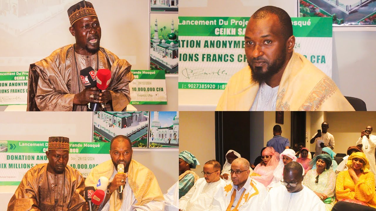 #Officiel Cérémonie de lancement du projet Grande Mosquée Cheikhna Cheikh Saadbou borom nimzat