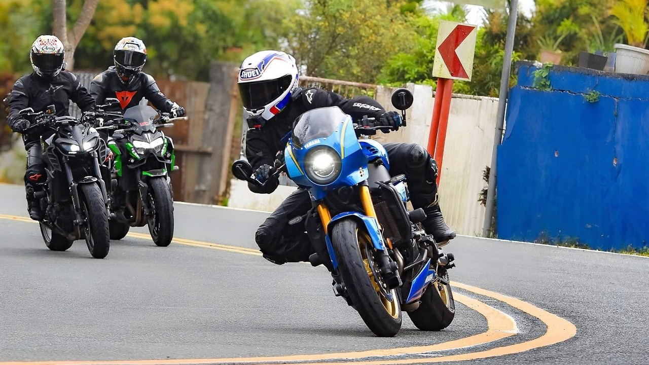 FAST DOWNHILL | XSR900 | CB650R | CBR500R | R3 | MONDAY GP | ISLE OF MM | 4K POV