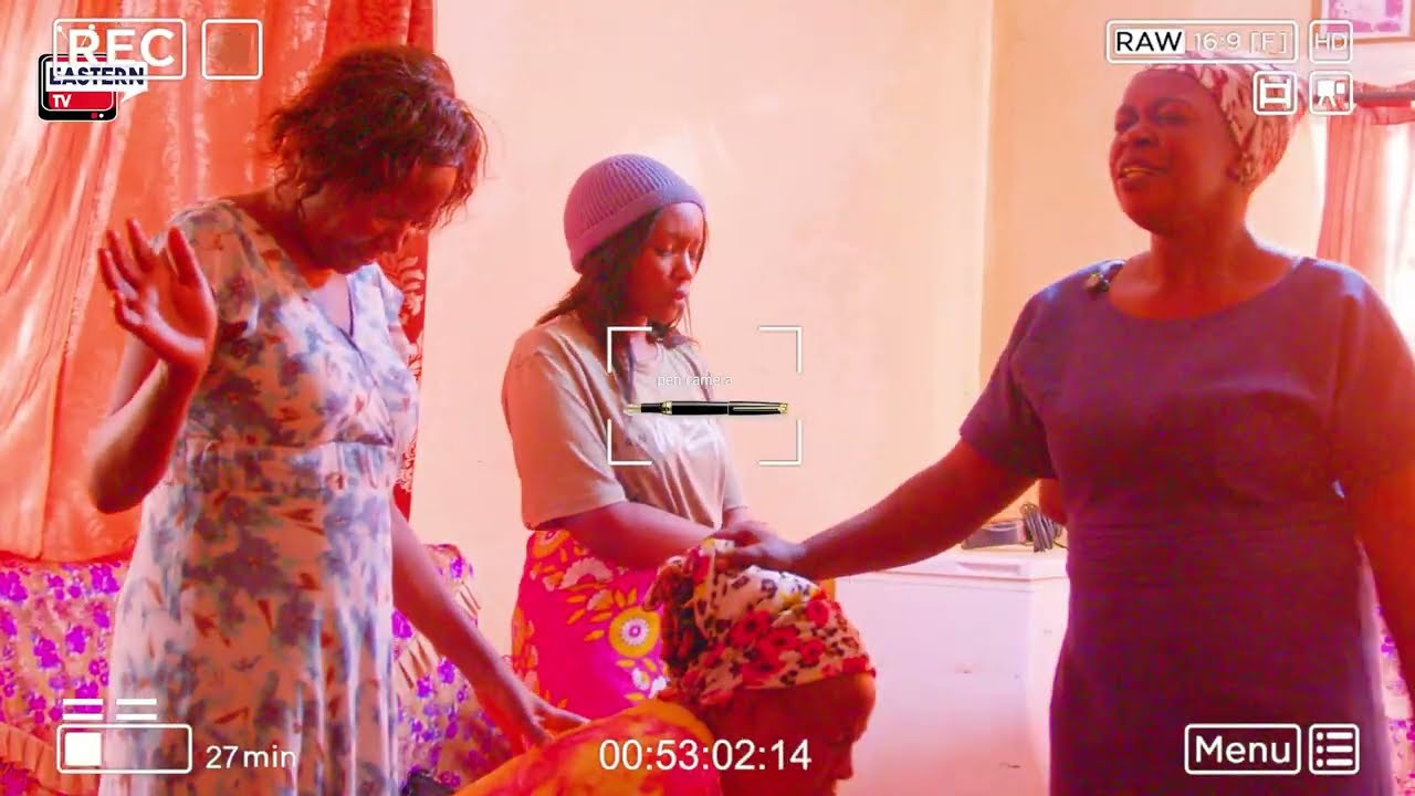 Prophetes  is finally at mama Njeris home for prayers and deliverance glory be to God