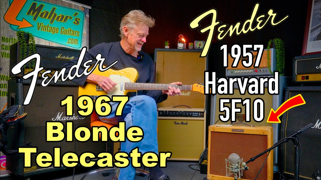 1967 Fender Telecaster Thru a 1957 Harvard 5F10 Tweed Amp