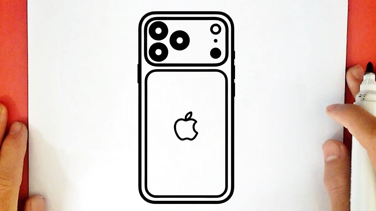 Comment dessiner l'IPHONE 17 PRO MAX