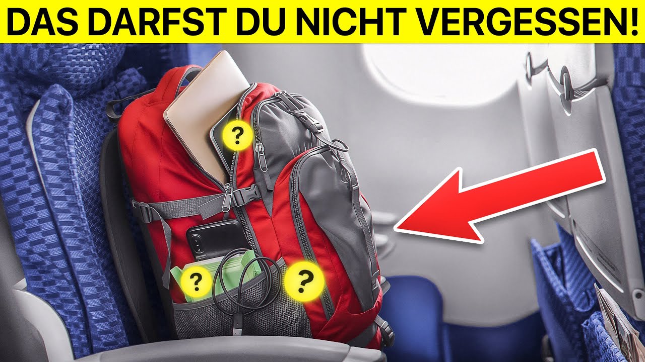 10 Handgepäck-Items, die jeder Reisende braucht (Nr. 7 rettet deinen Flug!)
