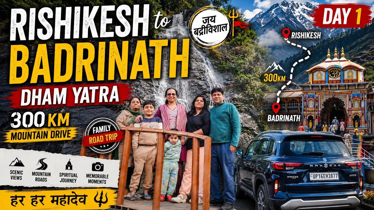 RISHIKESH to BADRINATH roadtrip in Grand Vitara Ep.1