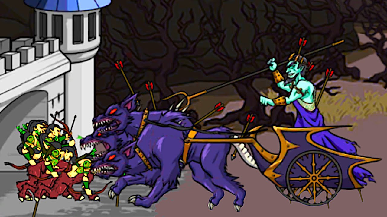 HADES ve SEVİMLİ KÖPECİKLERİ !! - ÇAĞLAR BOYU SAVAŞ 2 - Age Of War 2