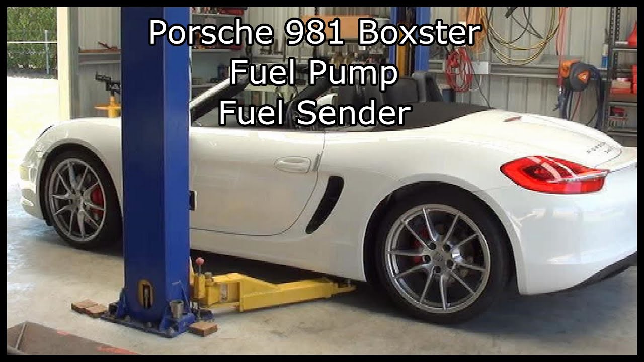 Porsche 981 fuel pump and fuel sender