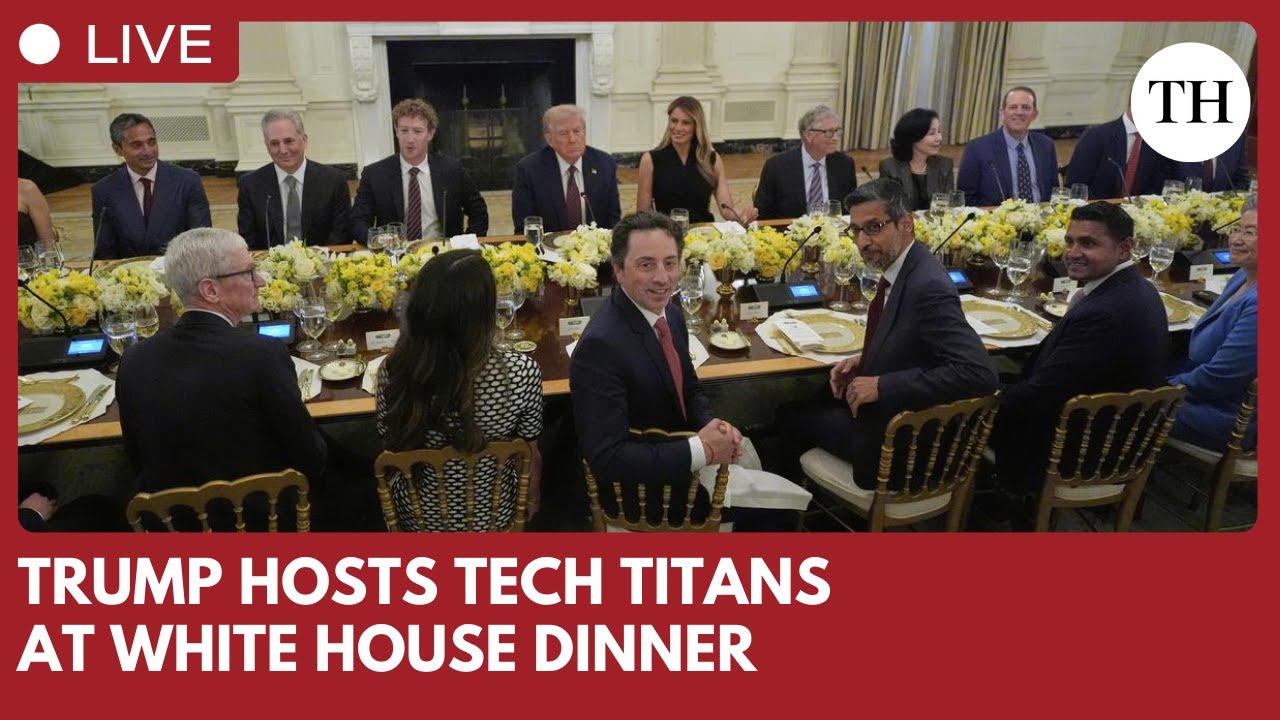Trump Hosts White House dinner with Mark Zuckerberg, Sundar Pichai and other tech giants