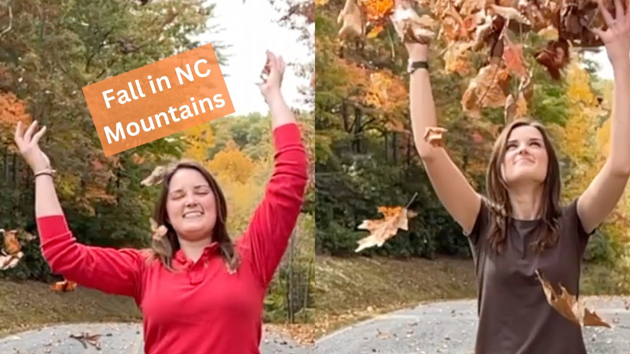 Fall in North Carolina Mountains - Look At The Leaves With Us!