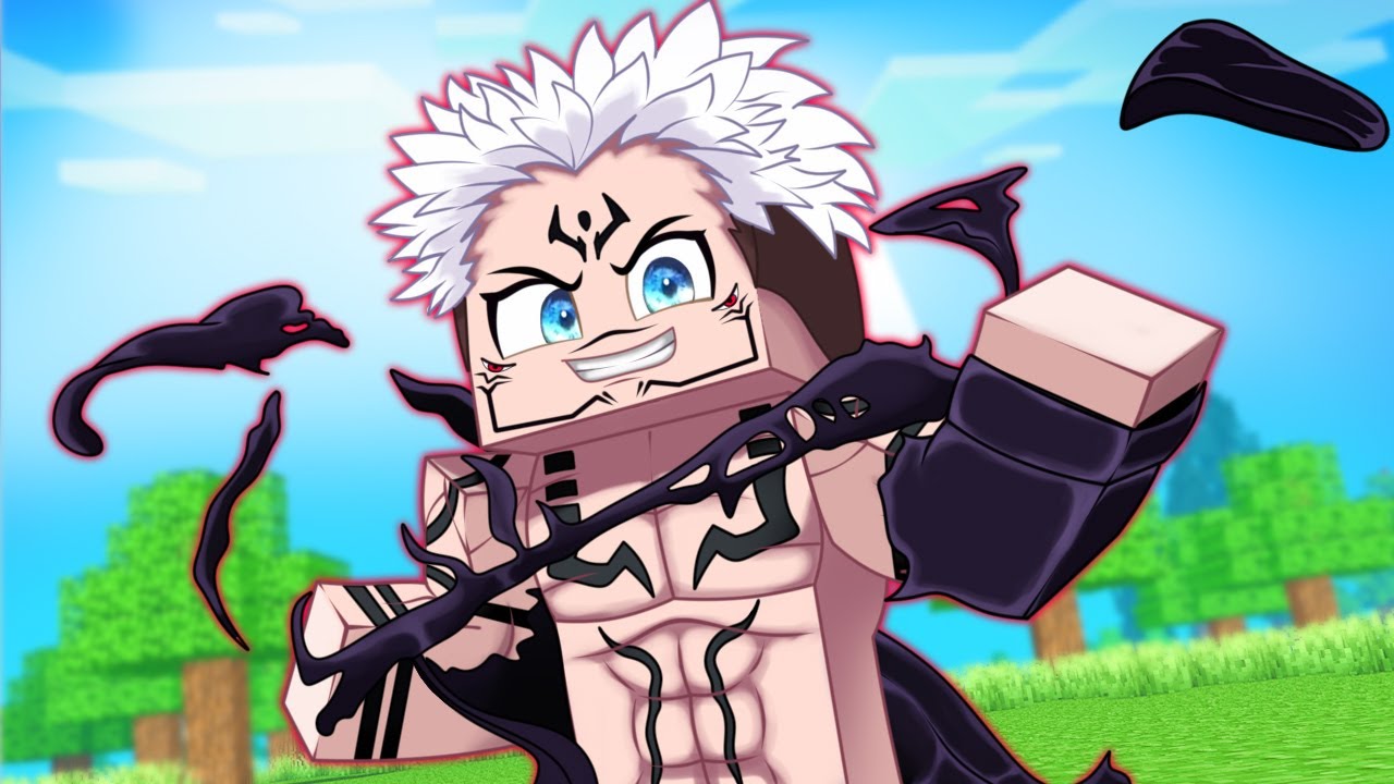 A Fusão DE GOJO e SUKUNA no MINECRAFT JUJUTSU KAISEN