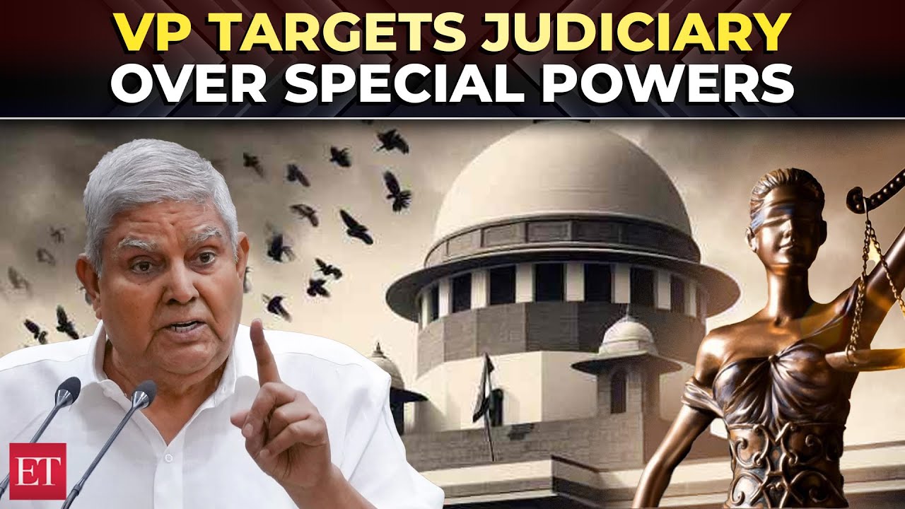 ‘Nuclear missile against democracy’: VP Dhankhar slams SC, calls for amendment to Article 145(3)