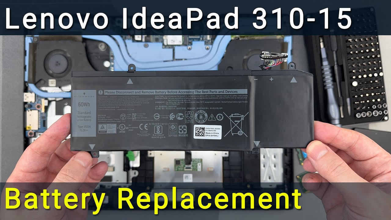 Замена батареи в ноутбуке Lenovo IdeaPad 310-15