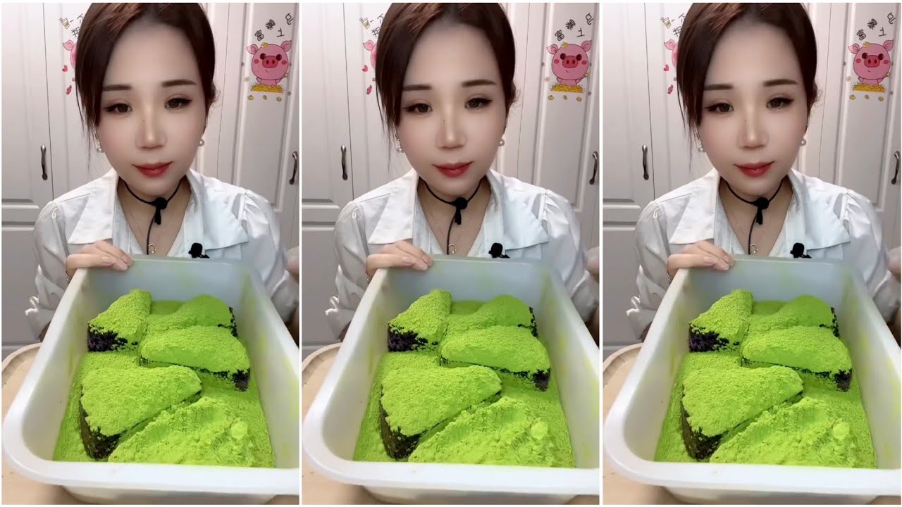 ASMR ICE EATING | MATCHA ICE EATING | RELAX VIDEO