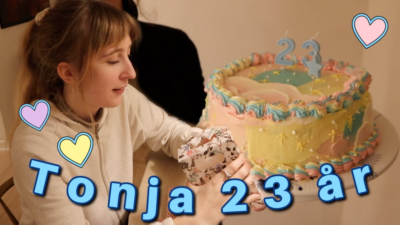 Tonja fylder 23 | F&oslash;dselsdagsforberedelser