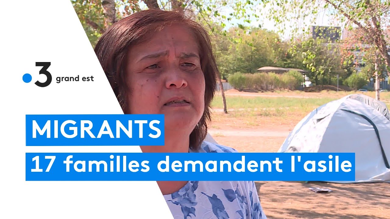 Des familles de migrants de retour dans un campement insalubre à Strasbourg