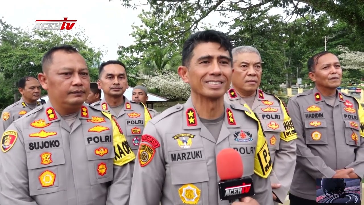 KAPOLDA ACEH MARZUKI RESMIKAN GEDUNG SPKT POLRES ACEH BESAR