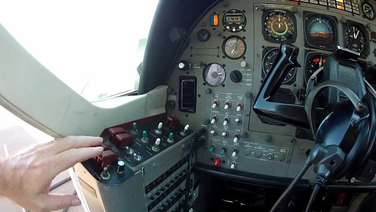 Cessna Caravan Cockpit Preflight Inspection - Flight Training