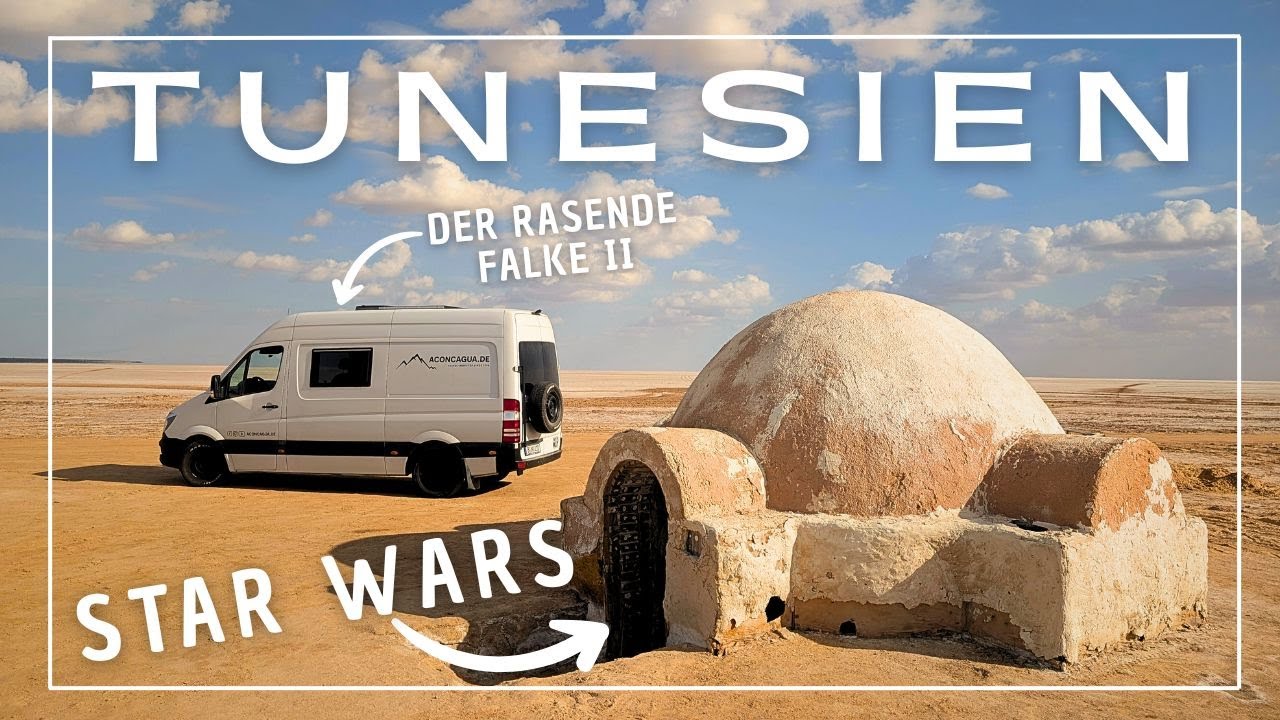 TUNESIEN Wohnmobil Teil 2: AB IN DIE WÜSTE! Star Wars & Salzseen
