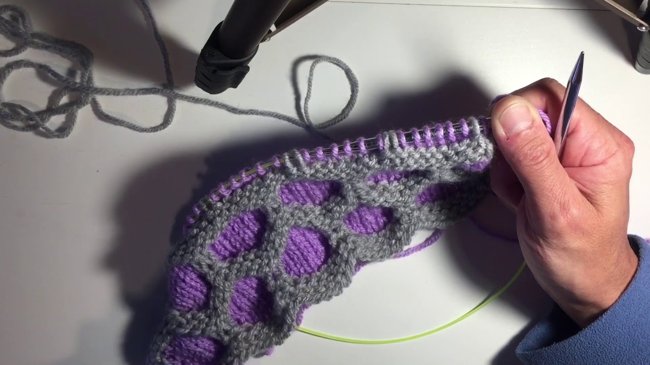 Punto con esagoni 3D ai ferri.
