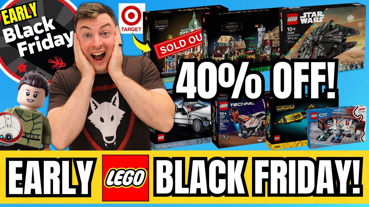 РАННИЕ РАСПРОДАЖИ и ПРЕДЛОЖЕНИЯ Lego в Черную пятницу в Target, Kohl's и других магазинах!