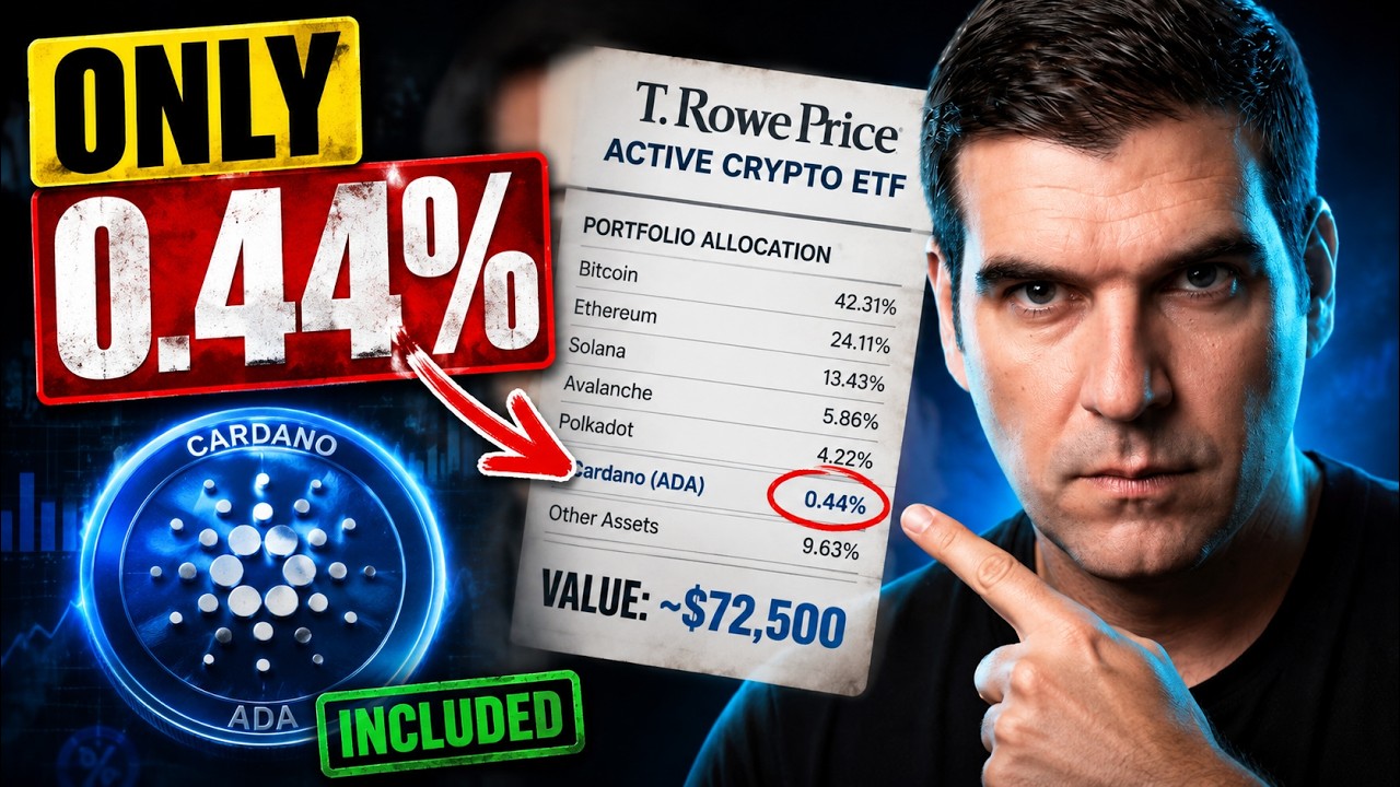 ADA Got Institutional Access... The 0.44% Allocation Is the Catch