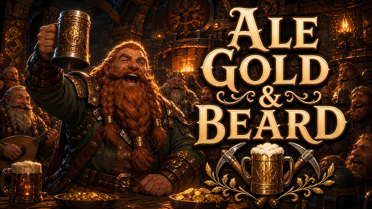 Ale, Gold & Beard Songs 🍺 Epic Dwarven Tavern Hits – Folk Ballads, Ale Anthems & Beard Legends