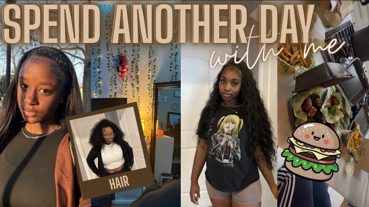 LIFE LIFES: Spend another day with me 🤎 | hair, food, appt. , girls, bestie boo | Amarushakur Harris