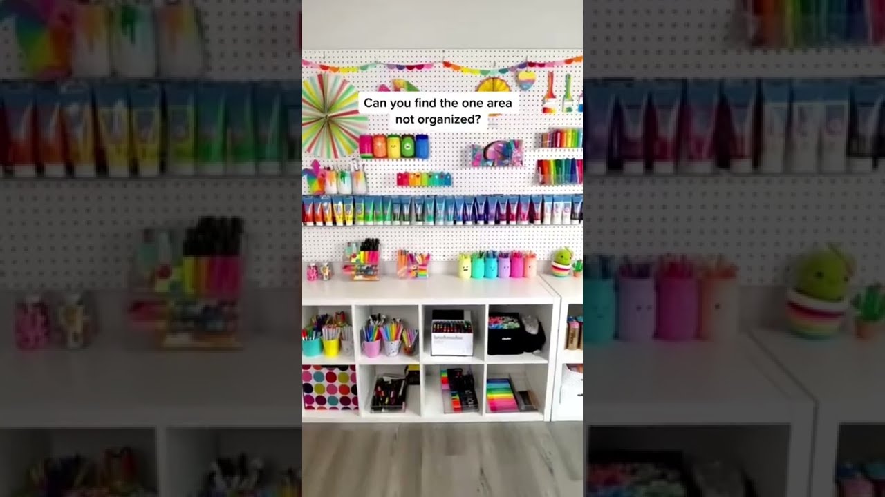 Craft room organization and craft supplies storage ideas.