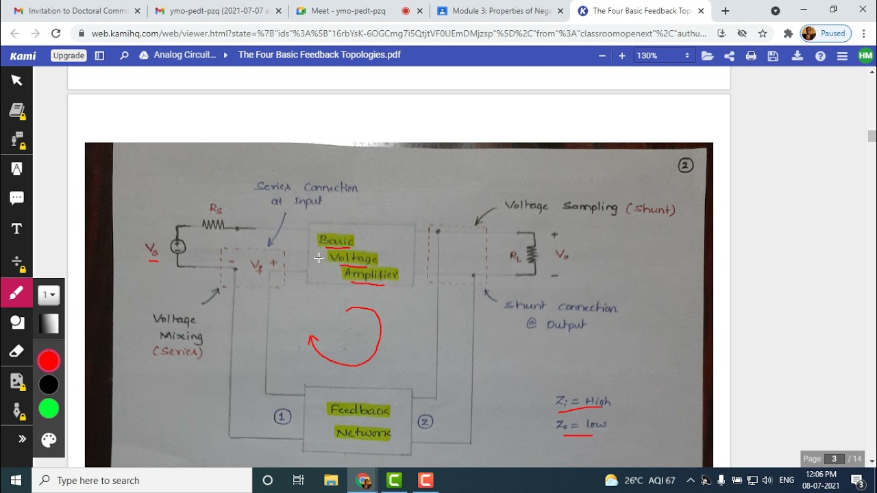 Module 3: The Four Basic Feedback Topologies