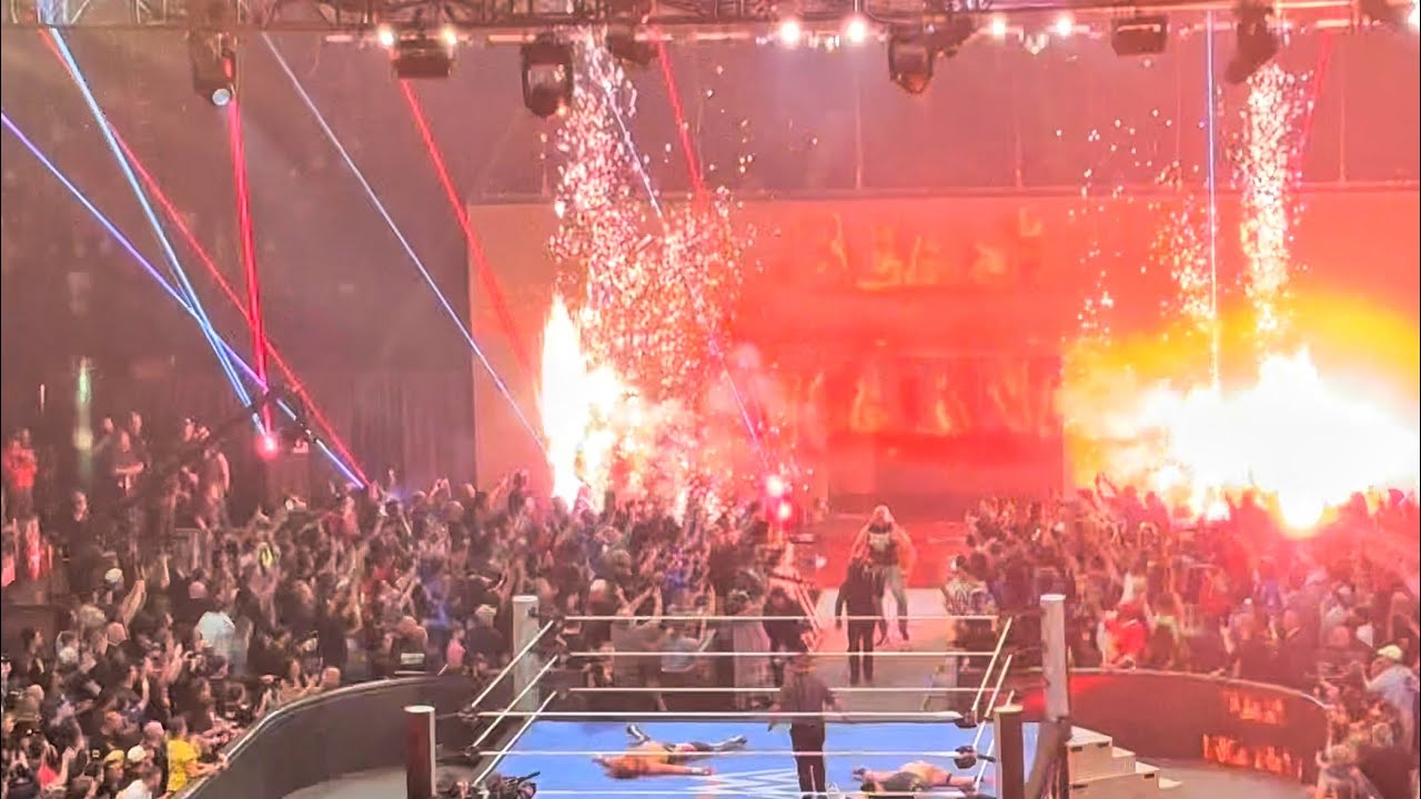 Brock Lesnar Returns & Attacks John Cena LIVE WWE SmackDown Chicago
