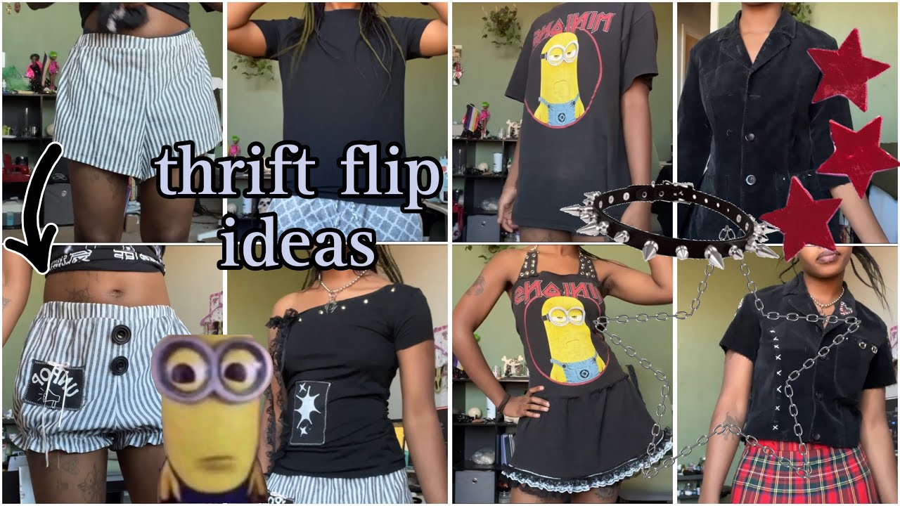 my recent DIYs / thrift flips w tutorials (diy w me)