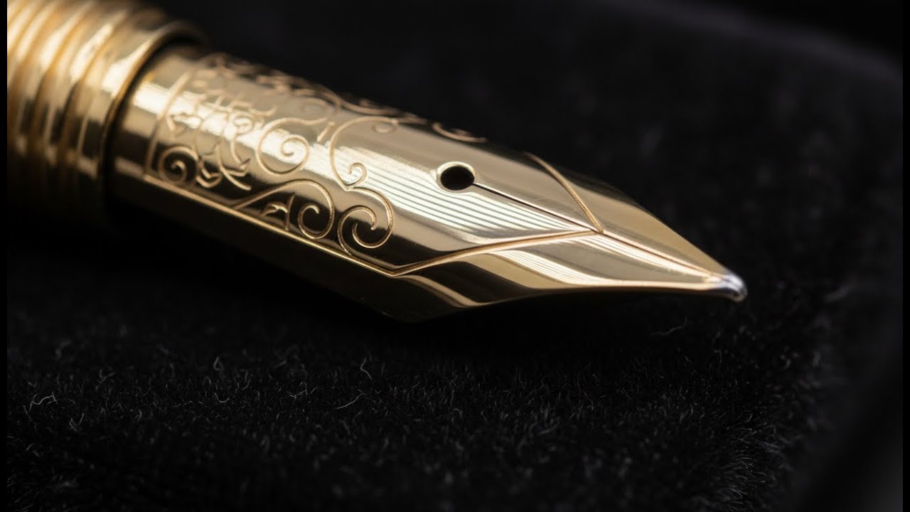 How Gold Pen Nibs Are Made: A Manufacturing ASMR Journey