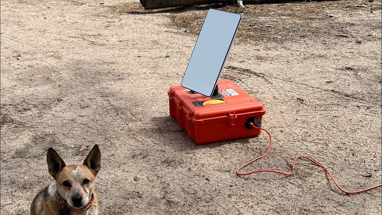 Portable Starlink w/ homemade Pelican Case.