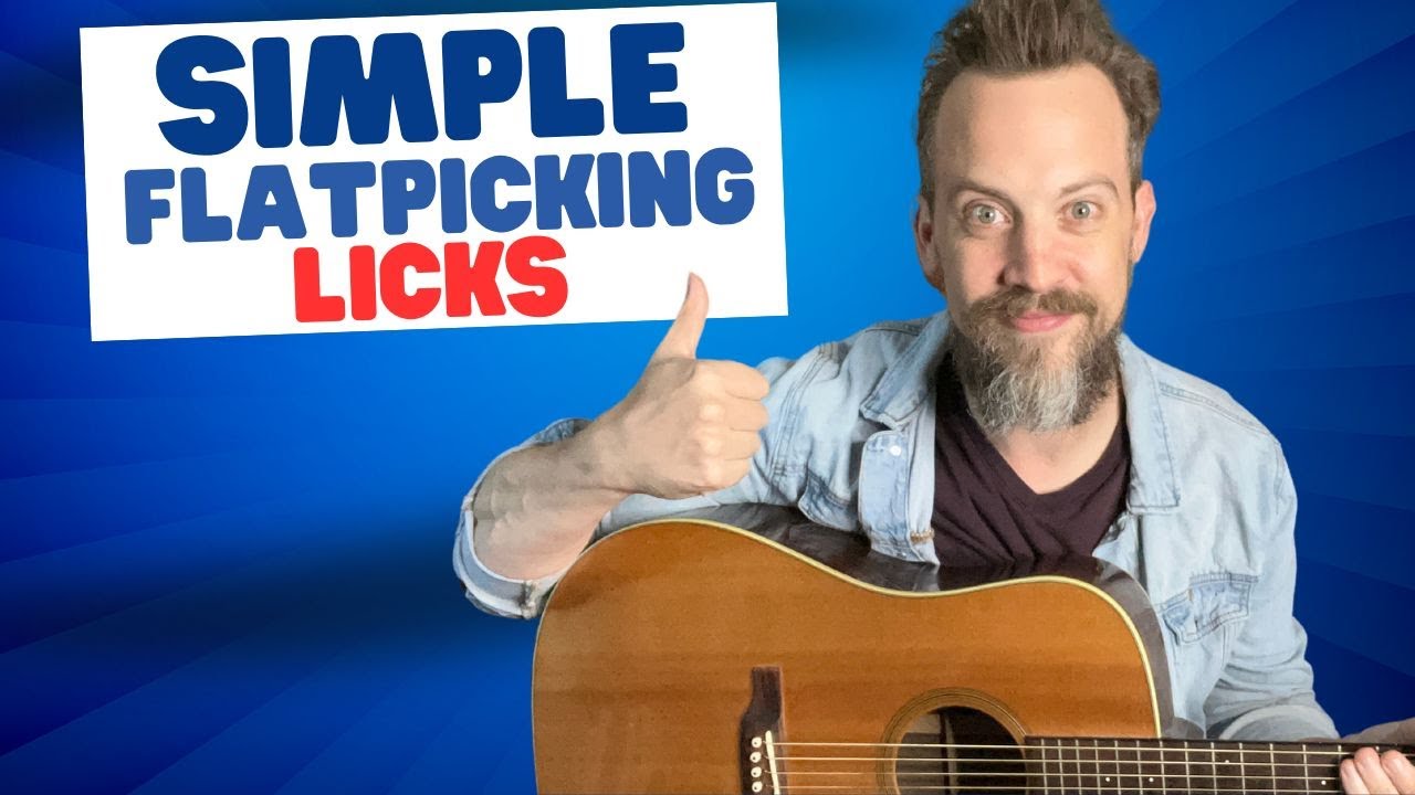 Hot Licks Made Simple!- Learn 9 Bluegrass Flatpicking Licks In G, C and D