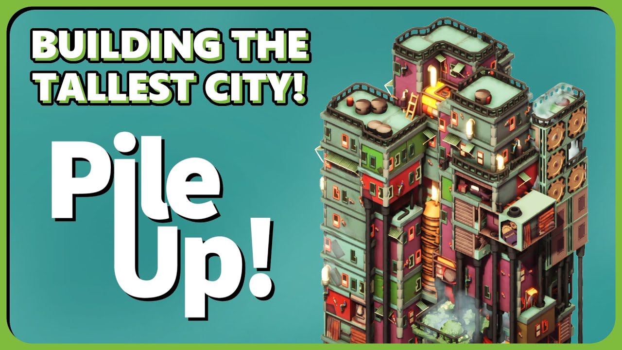 CHILL YET CHALLENGING CITY BUILDER! Pile Up!