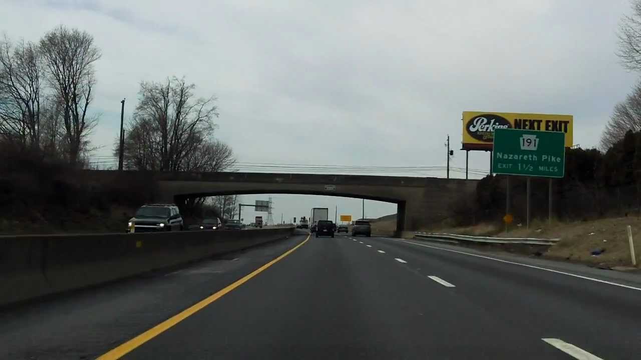 Lehigh Valley Thruway (US 22 from PA 33 to PA 378) westbound