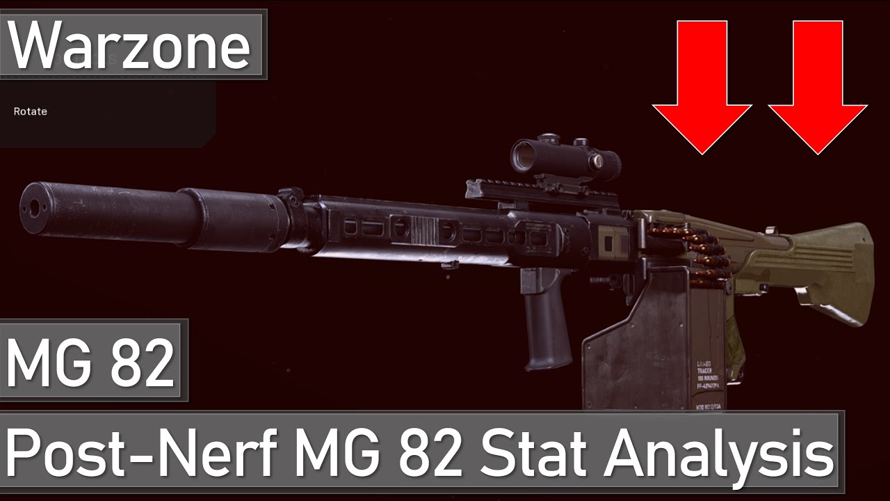Post-Nerf MG 82 Stat Analysis (+ MG 34 Comparison)