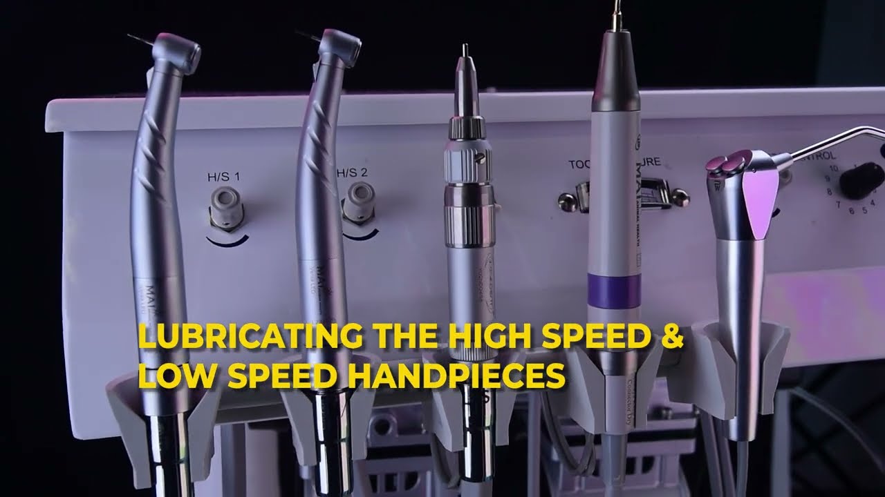 How to Lubricate the High & Low Speed Handpieces