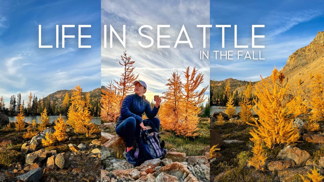 October in Seattle 🍁 Fall hikes, cozy cafes, and Larch Madness
